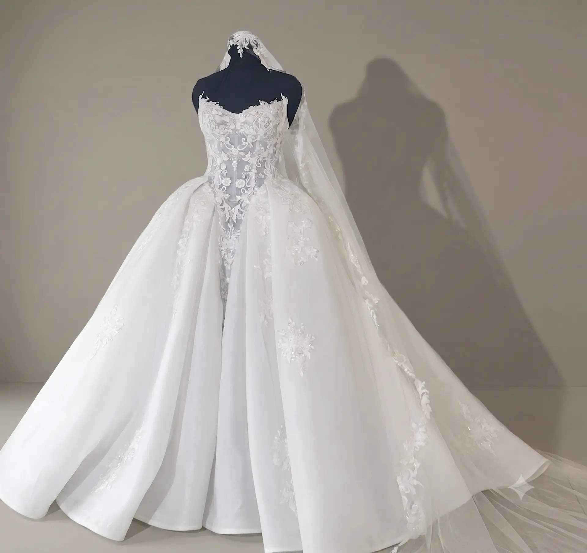 Designer-inspired wedding dress dupe made to order in Vietnam